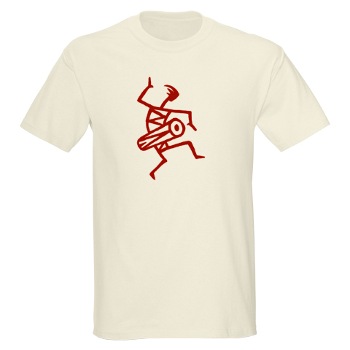 Drumming Petroglyph Symbol T-shirt