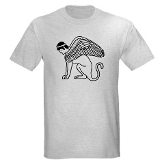 Ptolomaic Winged Sphynx Symbol T-shirt